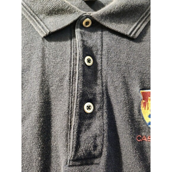 A Cast Exclusive Collection Walt Disney Gray Black Polo Castle Embroidered XL Sz - Picture 5 of 14